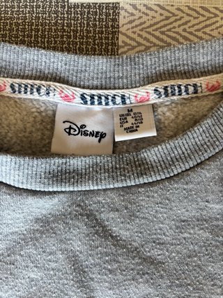 Sudadera Disney Stitch Gris y Rosa