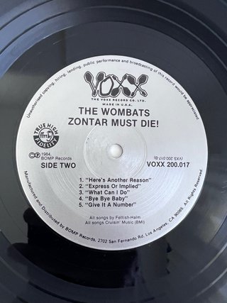 The Wombats - Zontar Must Die! garage USA 80´s