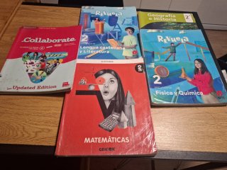 Lote de.libros 2 de la eso