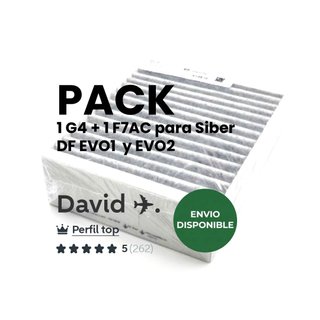 Filtros para máquina Siber DF EVO1 y EVO2