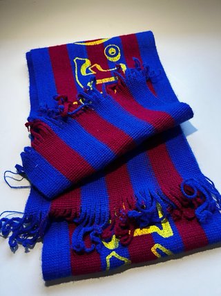Bufanda FC Barcelona Azul y Rojo