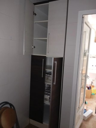 Mueble alto despensero bitono