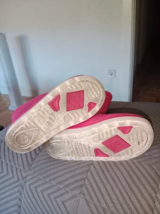 Botas de agua para niña color rosa