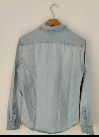 Camicia Levi's Uomo Slim Fit Azzurro Taglia M