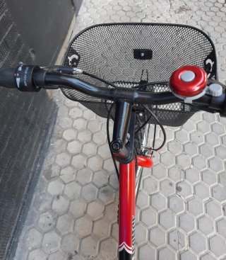 ❤️ Bicicleta Globe Trotter 24" Plata/Roja