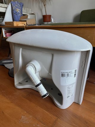 Lavabo BJÖRKÅN porcelana IKEA. Como nuevo