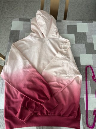 Sudadera Stay Alive degradado rosa y rojo Talla L