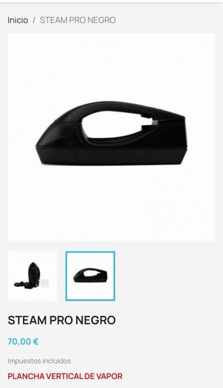 Plancha de Vapor Steam Pro Roja