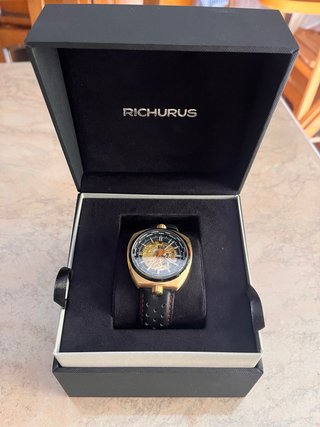Orologio Richurus automatico scheletrato oro