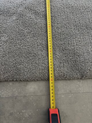 Alfombra Ikea STOENSE gris 80x150 cm
