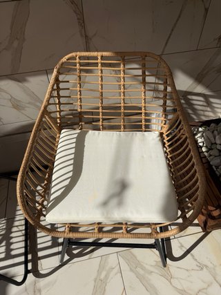 Set di 2 poltrone e un divano da esterno