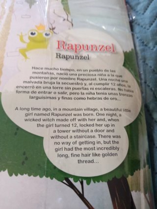 Libro Infantil Bilingüe Rapunzel (Vaughan / mp3