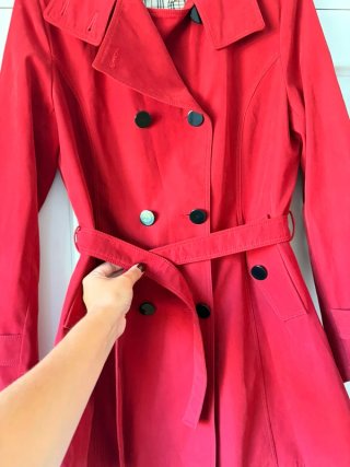 Gabardina Max Mara Rosso