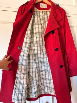 Gabardina Max Mara Rosso