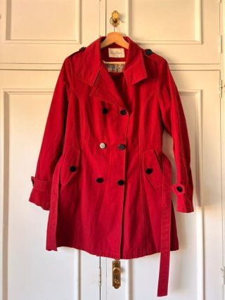Gabardina Max Mara Rosso