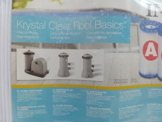 Depuradora Intex Krystal Clear + Filtros