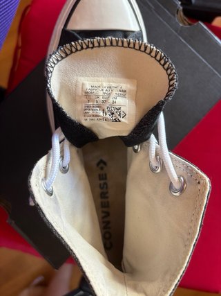 Converse Chuck 70 Altas Negras Talla 37.5