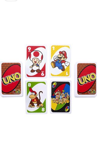 UNO Super Mario Bros Card Game
