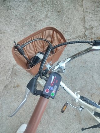 Bicicleta Eléctrica Blanca