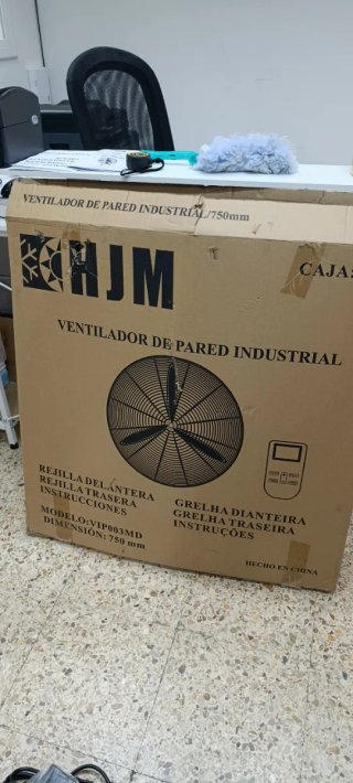 Ventilador Industrial HIM Negro