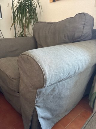 Sillón EKTORP Hakebo gris oscuro