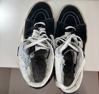 Vans Sk8-Hi negras y blancas talla 38