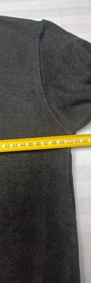 Jersey Zara Mujer Negro Semi Pico XL