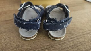 Sandali Bionatura Baby Nabuk Blu Navy Taglia 22