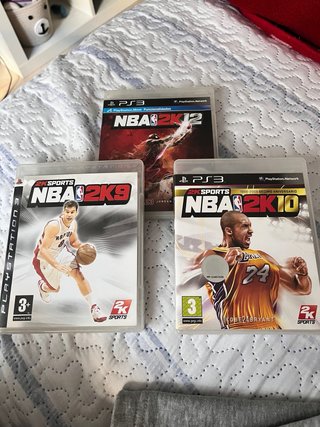 Pack 3 Juegos PS3 NBA 2K12, 2K10, 2K9