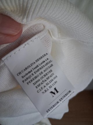 TM Jersey CAROLINA HERRERA Blanco mujer