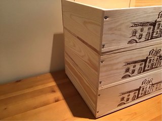 3 Cajas de Madera para almacenaje, manualidades...