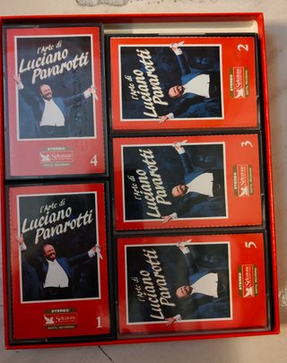 Musicassetta L'Arte di Luciano Pavarotti Decca.
