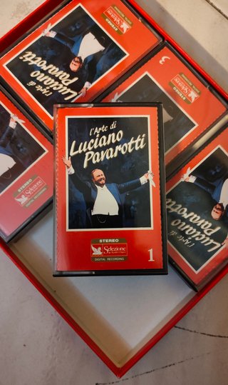Musicassetta L'Arte di Luciano Pavarotti Decca.