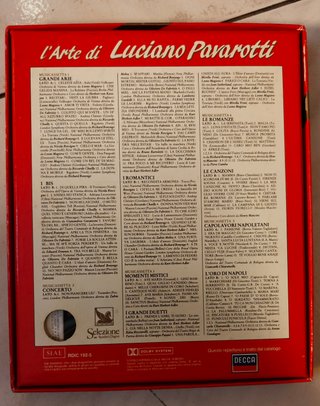 Musicassetta L'Arte di Luciano Pavarotti Decca.