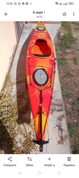 KAYAK DE MAR (NUEVO). Longitud 440cm.