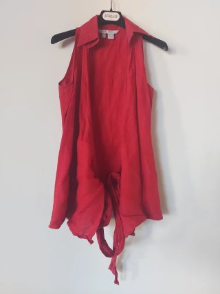 Blusón Rojo Zara Talla M