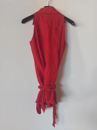 Blusón Rojo Zara Talla M