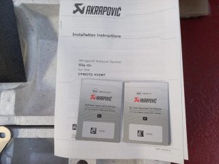 Escape Akrapovic CFMOTO MT450 Homologado