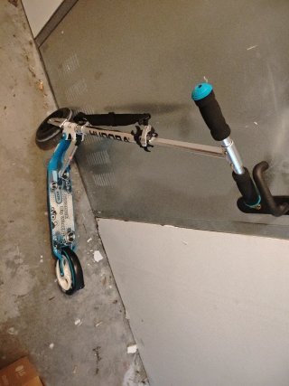 Patinete Hudora Big Wheel Azul