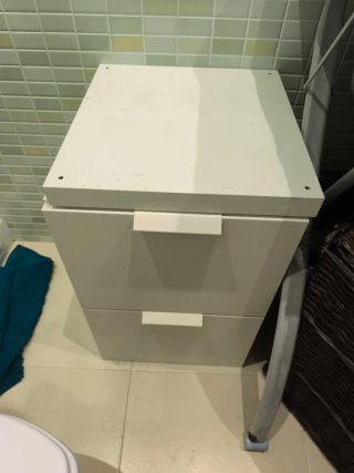 Armario lavabo IKEA ENHET blanco