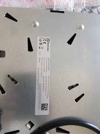 Placa Vitrocerámica Electrolux muy poco uso
