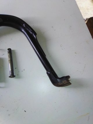 Caballete Honda PXR 50 con muelle y pasador