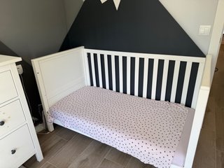 Cuna convertible blanca