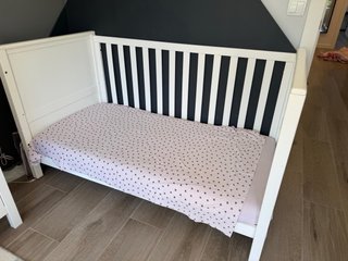 Cuna convertible blanca