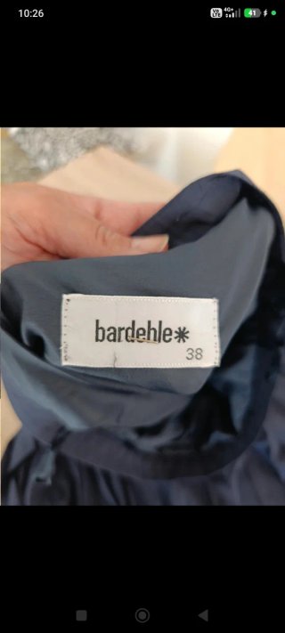 Gonna lunga vintage Bardehle blu donna