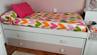 Cama nido con cajón inferior