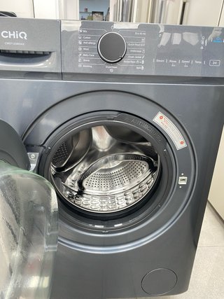 Lavadora CHIQ 7kg clase A gris oscuro con envio