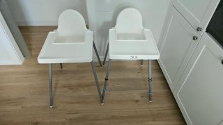 2 Tronas Ikea Blancas