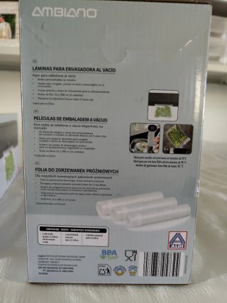 Envasadora al vacío y láminas