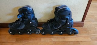 Patines en línea Oxelo negros talla 44